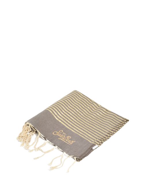 Telo mare Foutas in cotone e lurex Marrone Mc2 Saint Barth | FOUT01600624L